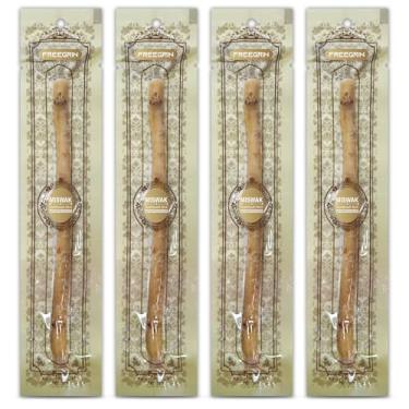 Imagem de Miswak Sticks para dentes pacote com 4 - Escova de dentes tradicional Sewak Natural Miswak selada a vácuo - para dentes saudáveis, gengivas e hálito fresco