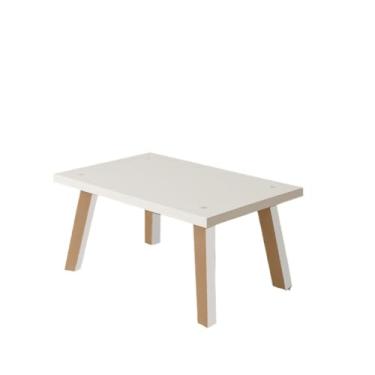 Imagem de Mesa de Centro Versátil em MDF - Design que Adapta ao Estilo Moderno, Retrô e Vintage com Elegância (Natural)