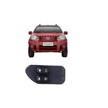 Imagem de Interruptor Automotivo Botão Vidro Elétrico Duplo Ranger 05/11 Ecosport 03/11 Fiesta 03/14