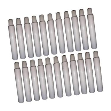 Imagem de Sclmgo Tubos de Tinta de Alumínio Vazios, Armazenamento de Pasta de Dente, Recipiente Recarregável, Embalagens de Amostras para Viagens, 20 Unidades de 10ml