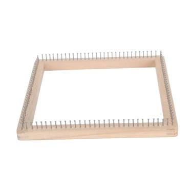 Imagem de Fancyes Tábua de tricô Tear DIY para adultos Suprimentos DIY Tear de tricô para iniciantes Almofadas Chapéus Cachecóis Crochê, 30cm X 30cm X 3.5cm