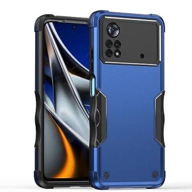 Imagem de Para Galaxy Z Flip 4 5G Armor Phone Case Slim Fit Protection Back Cover para Samsung Galaxy Z Flip 3 Case Coque, Blue, for Galaxy Z Flip 3