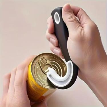Imagem de Abridor de lata de puxar, ferramenta de abertura de lata com aba de puxar para levantador de tampa, lata de lata, ideal para proteger unhas