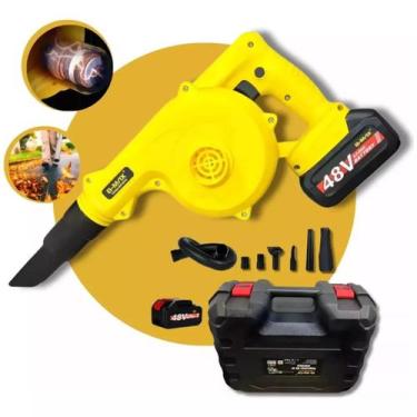 Imagem de Soprador E Aspirador Maleta Portatil 2 Baterias Sem Fio Leve - B-MAX