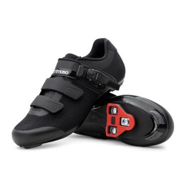 Imagem de Tommaso Tênis masculino Strada SPD & Peloton — pronto para andar com chuteira Delta Peloton ou travas SPD para bicicletas de estrada e a maioria das bicicletas internas — explore calçados de ciclismo