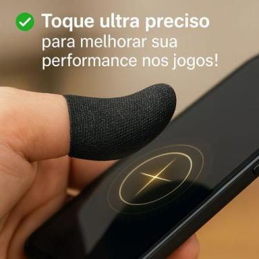 Imagem de Luva Gamer Pro Dedo Inteiro Profissional Antiderrapante À Prova de Suo
