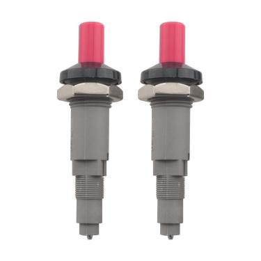Imagem de WELWIK 2 peças de plástico PP aquecedor de botton forno piezoelétrico universal acessórios de ignição de fogão de cozinha ao ar livre equipamento de churrasco