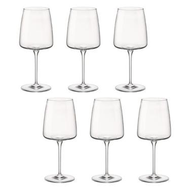 Imagem de Taça De Vidro Bormioli Rocco Para Vinho 450 ml Nexo 6 Peças