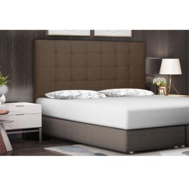Imagem de Cabeceira Verona Para Cama Box Solteiro 90 cm Suede Caramelo S04 - D'R