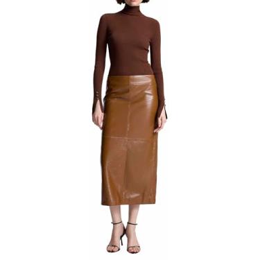Imagem de ALC Saia feminina de couro Marta, Sela, 34