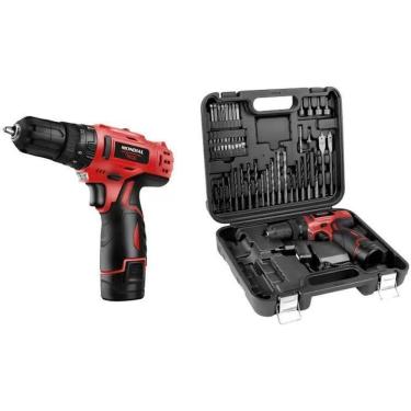 Imagem de Furad E Parafusa A Bateria De Impacto 12V + Maleta 54Pcs