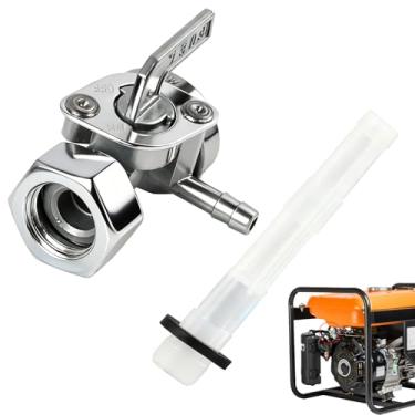 Imagem de KAKUPPA Válvula de desligamento de combustível M16x1,5 mm, gerador universal Petcock compatível com Predator 4000 6500 Champion Generac Wen, válvula de interruptor de tanque de gás para reparo e