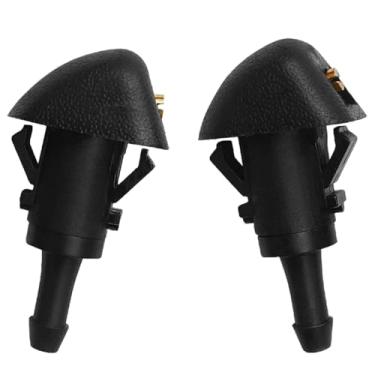 Imagem de Generic Para-brisa de arruela de bocais, 86636Aj10B Substituição Outback, Impreza, Forester, Metal e Plástico Preto, Conjunto de 2 peças com bicos de pulverização ajustável e fácil instalação