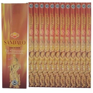 Imagem de Incenso Indiano Sac Sândalo - Acalma e Protege 12 Caixas