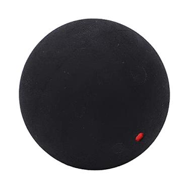 Imagem de Bola de squash de borracha leve 37 mm bola de squash de ponto único para treinamento e aquecimento adequada para jogadores em qualquer nível (ponto vermelho único)