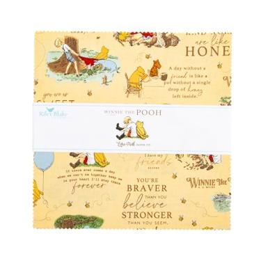 Imagem de Echo Park Paper Co. Ursinho Pooh 42 25.4 cm Square Layer Cake Riley Blake 10-17000-42