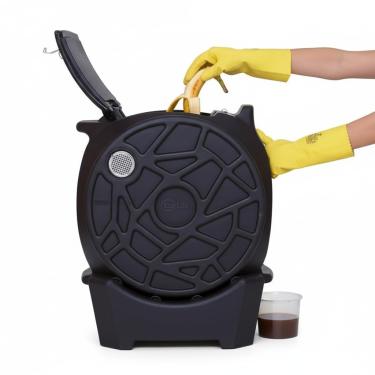 Imagem de Composteira Rotativa Doméstica Ecologica 55 litros | Gira Fácil para Compostagem Rápida | Sem Cheiro e Sem Bicho