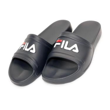 Imagem de Chinelo Fila Sleek Slide Masculino Marinho (37, Marinho)