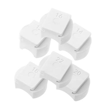 Imagem de ARTIBETTER 6 peças de matrizes para máquina dobradora de anéis, acessórios para fabricação de joias, kit compacto e leve para pressionar e enrolar anéis em formas redondas, use de substituição, faça