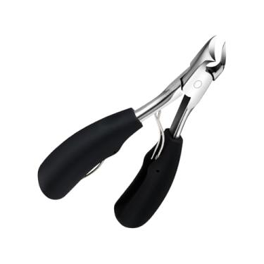 Imagem de Shakven Cortadores de unhas grossos, cortadores de unhas resistentes, Cortador de unhas ergonômico à prova de ferrugem em aço inoxidável, Alicate de pedicure multifuncional para corte de precisão para