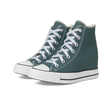 Imagem de Converse Tênis feminino Chuck Taylor All Star Wedge, True Nature/Branco/Preto, 9.5
