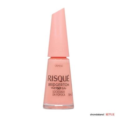 Imagem de Esmalte Rosa Risqué Bridgerton Sociedade da Fofoca Cremoso 8ml