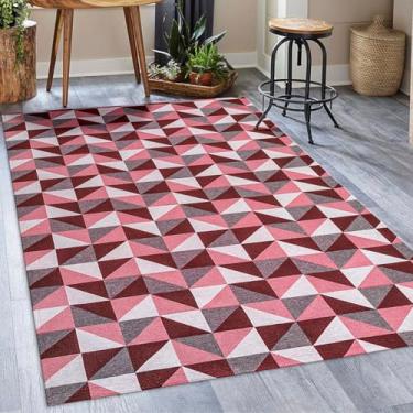 Imagem de Tapete Tecido Jacquard c/Látex 2,00 m x 2,50 m Dallas Vermelho