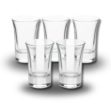 Imagem de Conjunto de 6 Copos de Shot 40ml – Copos de Vidro Resistentes para Drinks, Tequila, Cachaça e Licores