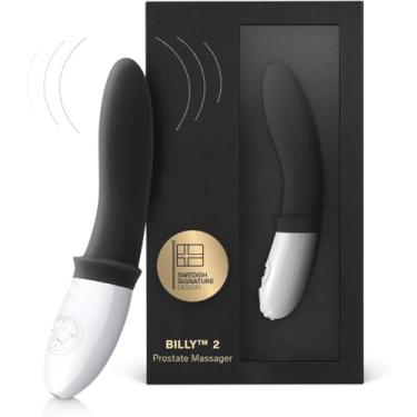 Imagem de Massageador de Próstata Ergonômico - Billy 2 - com 7 Modos de Vibração e Revestimento em Silicone (Preto)