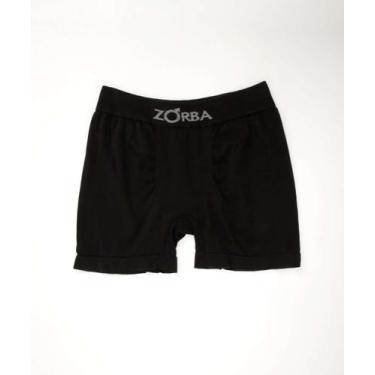 Imagem de Cueca Boxer Masculina Zorba-19033, Preto, M