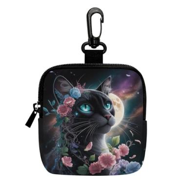 Imagem de Porta-chaves mini porta-moedas, bolsa multifuncional para chaves, porta-cartões, organizador de cabos de dados, bolsa com zíper 1, Multicolorido 00629