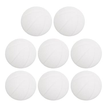 Imagem de Protetor de parede de batente de porta, 8 peças amortecedores de maçaneta de porta de silicone macio, protetor de maçaneta autoadesivo para escritório em casa, branco