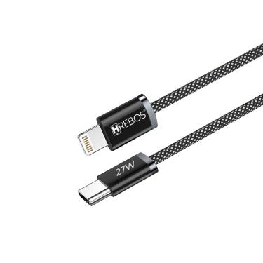 Imagem de Cabo Pure Charge Usb-c Lightning 27w 1,5m Preto Cb-385i Preto