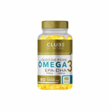Imagem de Oleo de peixe omega 3 - 1.450mg - 90 cps - Clube do Natural