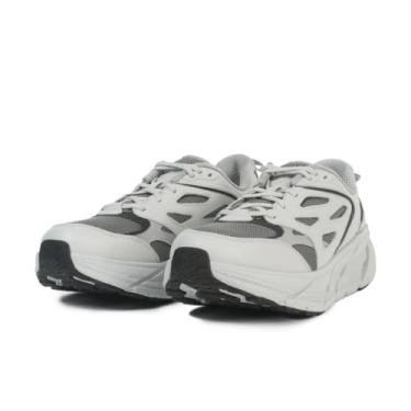 Imagem de Hoka Clifton L Athletics Tênis unissex adulto, Cinza estelar/poeira estelar, 9.5 Women/8.5 Men