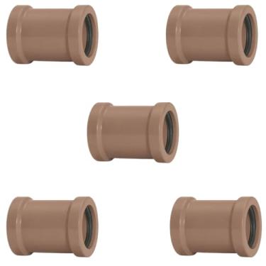 Imagem de Luva de Correr 50mm PVC Encanamento Conexão Kit 05 Un