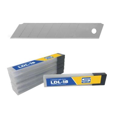 Imagem de Lâmina Larga para Estilete LDL-18 Seller de 18mm Aço Carbono  6 tubos 