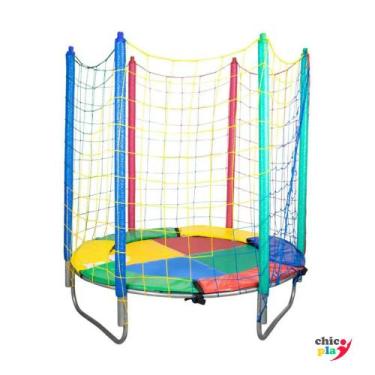 Imagem de Cama Elástica 1,50m Alcamar Lona Colorida Nacional - Chicoplay
