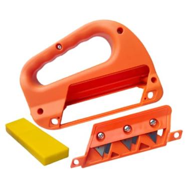 Imagem de Cortador de Pladur | Ferramenta de Acabamento Manual Para Drywall Com Ângulos de 45 e 60 Graus - Aparador de Placa de Gesso Portátil,para Carpintaria Remodelação de Tetos Construção Casa Garagem