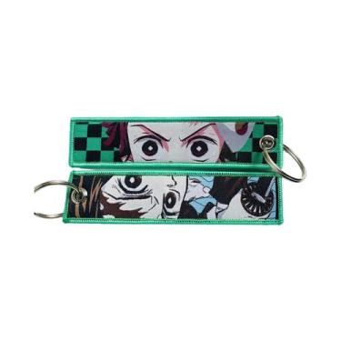 Imagem de Chaveiro De Anime Japonês Com Bordado Legal, Tags Para Chaves De Motoc