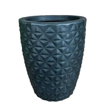 Imagem de Palmeira Artificial Decorativa 1,15m com Vaso – Planta Artificial Realista para Sala, Escritório e Ambientes Internos(SOMENTE VASO PRETO)