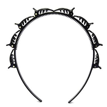 Imagem de Faixa de Cabelo para Penteado Torcedor Ferramenta Trança Acessórios Elásticos Esticáveis Prática Ocasiões Diárias Festas