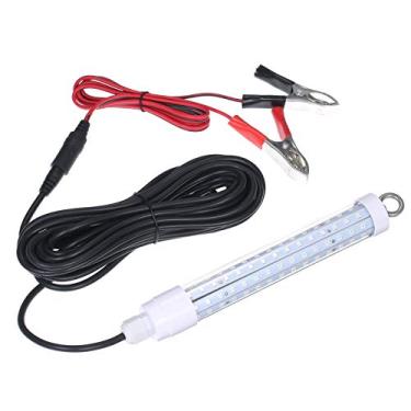 Imagem de Luz de Pesca Noturna Subaquática IP68 Anzol Submersível Lâmpada Buscadora Peixes 12-24V 10W 120LEDs 1000lm com Cabo 6m p