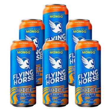 Imagem de Energético Flying Horse Energy Drink Manga 473ml 6 Unidades