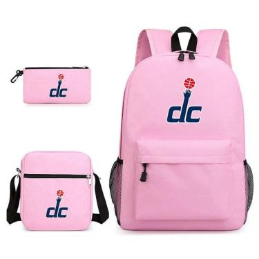 Imagem de Conjunto de mochilas escolares Washington Wizards Basketball Star, 3 unidades
