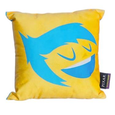Imagem de Zonacriativa – Almofada Alegria Divertidamente 2-25x25cm em Poliéster com Enchimento em Fibra | Toque Macio e Aveludado | Decoração Divertida