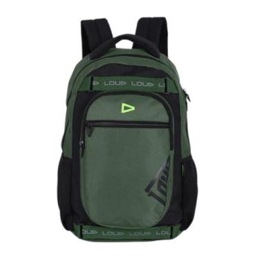 Imagem de Mochila De Costas Loud Gamer Escolar Juvenil Up4you Meninos, Verde