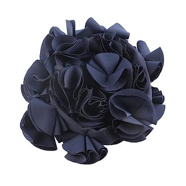 Imagem de Cryfokt Touca de Natação Elástica retrô Floral Fashion para Mulheres Crianças Touca de Banho de Cabelo Longo para Atividades de Piscina e Praia (#3)