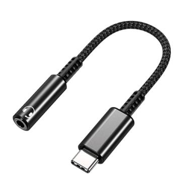 Imagem de Adaptador USB C para conector de fone de ouvido de 3,5 mm para iPhone17/iPhone 16/16 Pro/15/15 Pro/Pro Max/Plus, cabo dongle de áudio auxiliar tipo C compatível com iPad, Samsung Galaxy S25/S24/S23