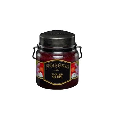 Imagem de McCall's Candles | Flower Shoppe | Vela perfumada com dois pavios de 473 ml | Derramada nos EUA | Frasco rústico vintage | Fragrância de buquê floral de corte fresco
